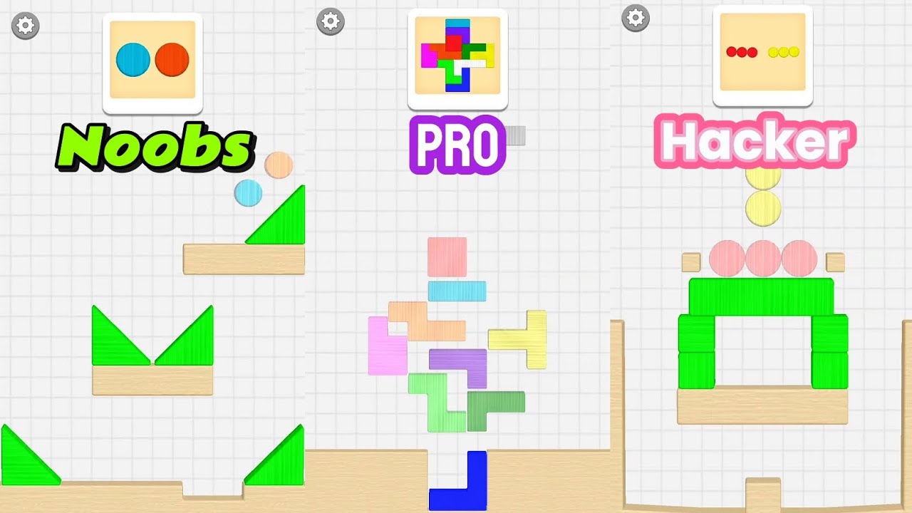 Color Block Builder | Tricky Puzzle Game Speedrun Gameplay walkthrough Level 26-50 #technohackzgames