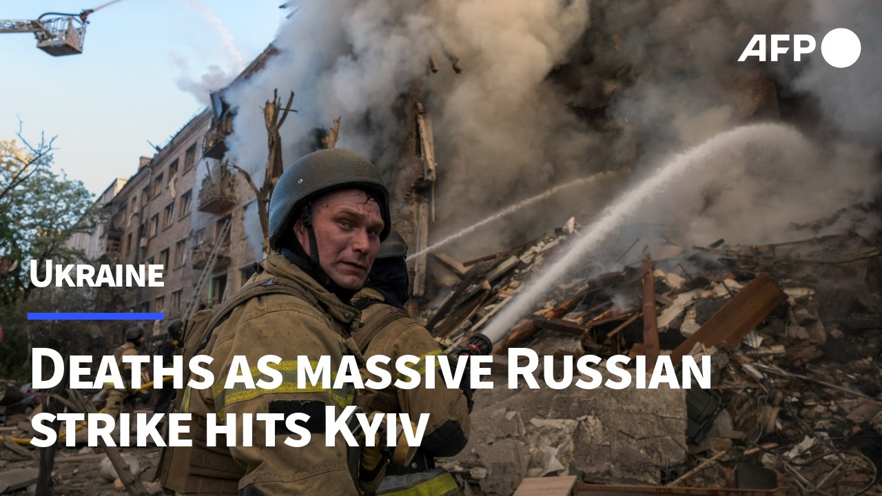 Russia kills 4 in massive Ukraine attack after vowing retaliation | AFP
