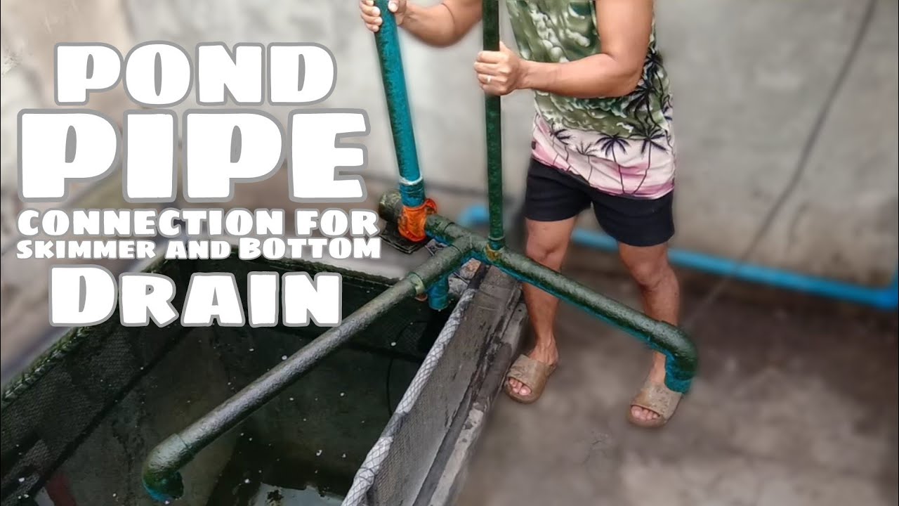 DIY KOI POND Water Pump Pipe Connection