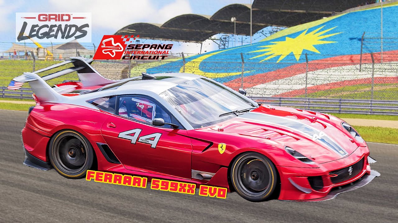 Experience the Ferrari 599XX Evo at Sepang Circuit | GRID™ LEGENDS • MALAYSIA
