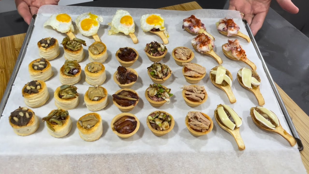 CANAPÉS NAVIDEÑOS CALENTITOS