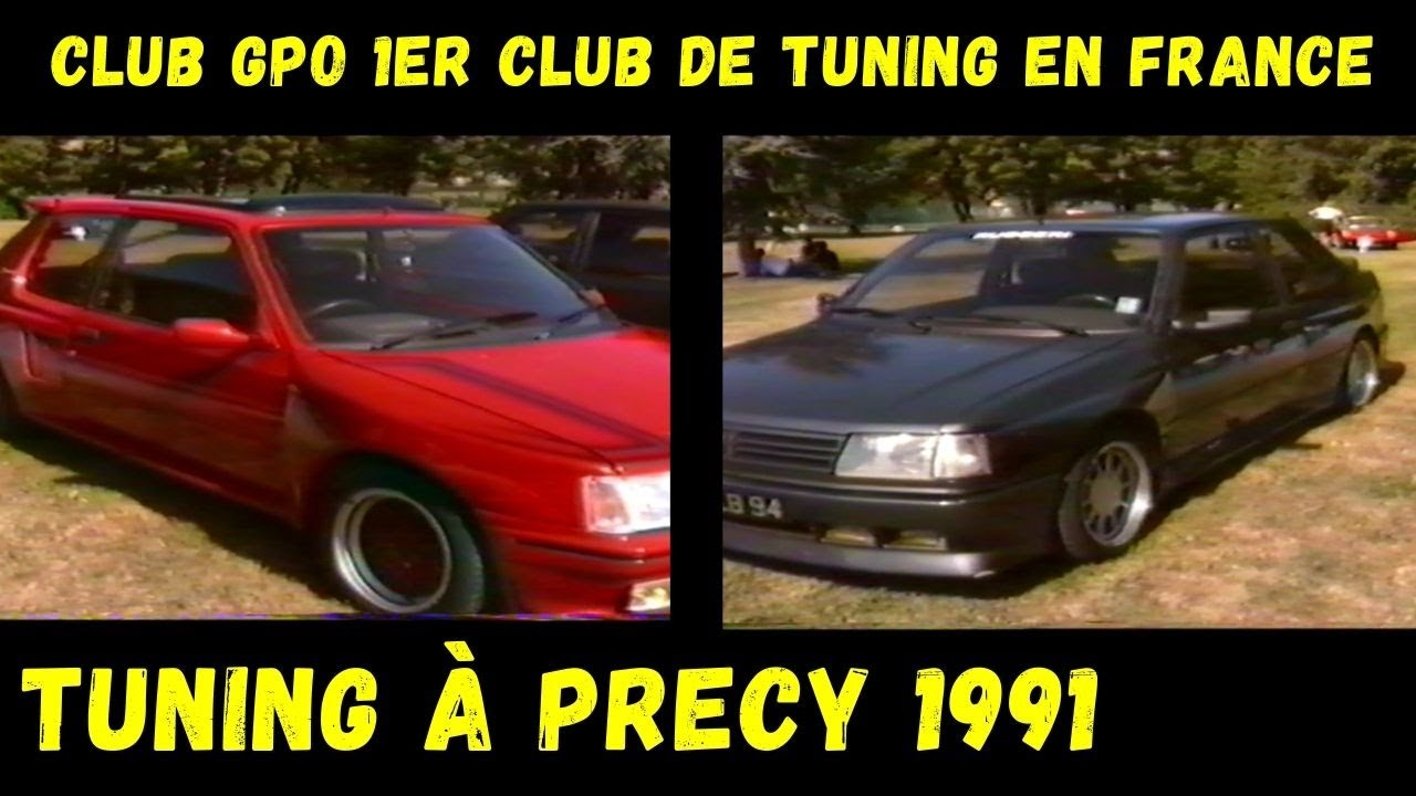 Tuning à Précy 1991 Club GPO 1ere Exposition : Ruggeri, Gutmann, Rieger, Dp Sport, Gordini, Alpine..