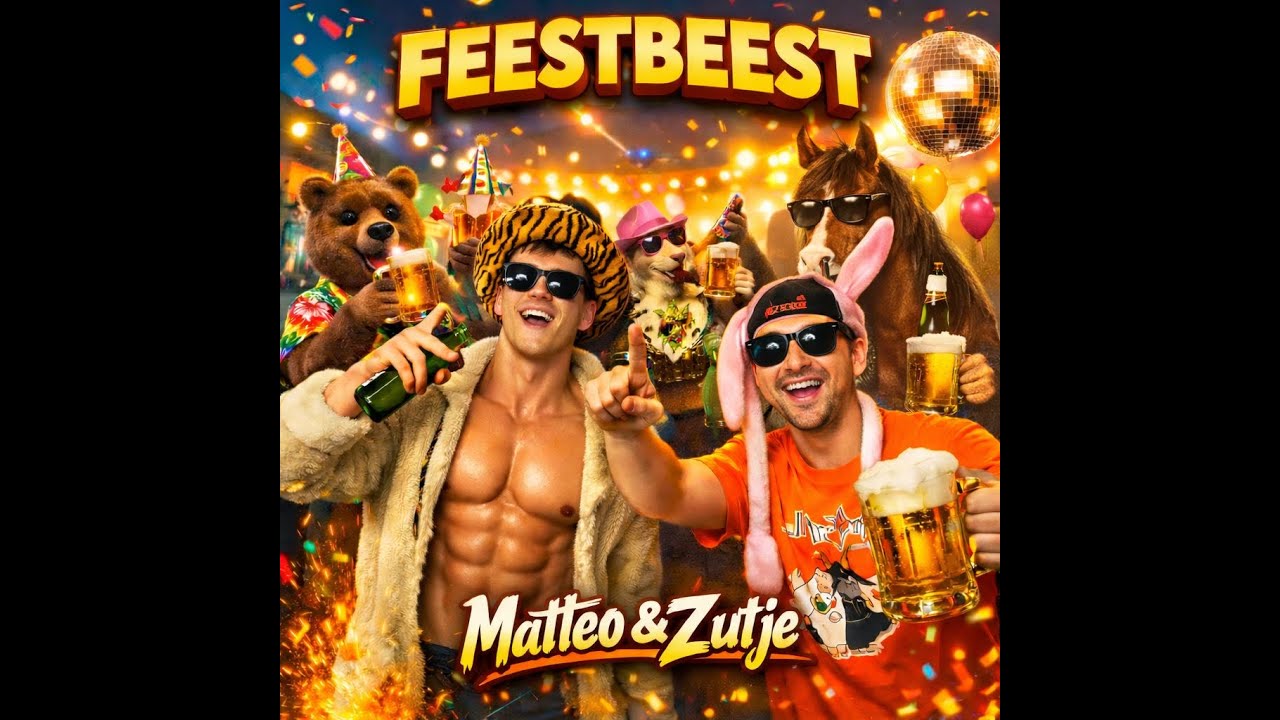 Matteo & Zutje - Feestbeest (Officiële Videoclip) | Carnaval 2026