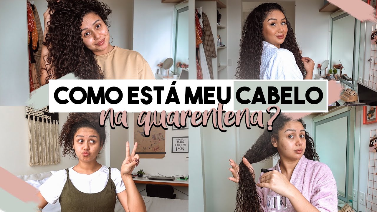 UMA SEMANA DO MEU *CABELO CACHEADO* NA QUARENTENA!