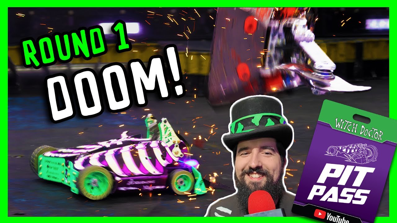 Уничтожит ли гигантское оружие Дума Колдуна? // Pit Pass BattleBots FaceOffs