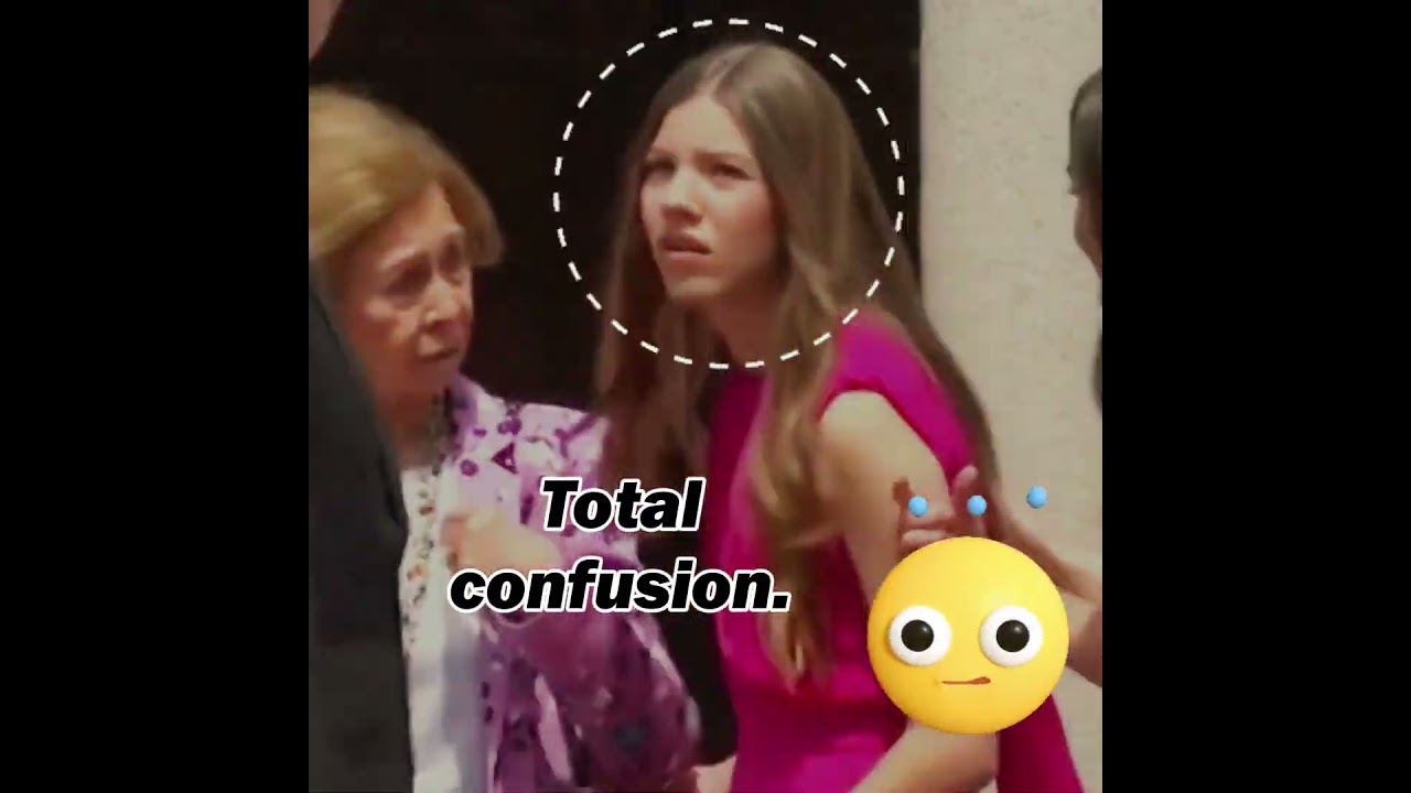 Confusion among Queen Sofia, Princess Leonor, Infanta Sofia & Queen Letizia