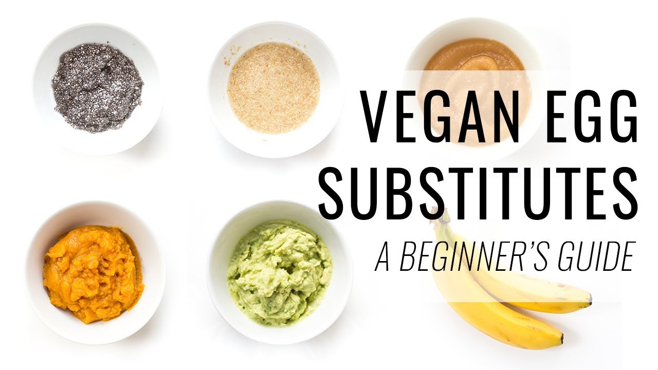 HOW TO MAKE VEGAN EGG SUBSTITUTES | a beginner's guide to vegan baking