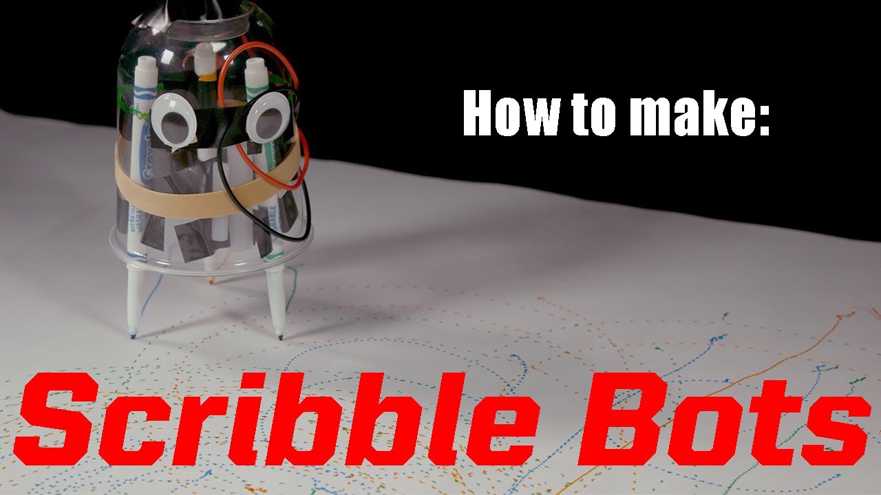 SCRIBBLE BOTS: Make your own drawing robot