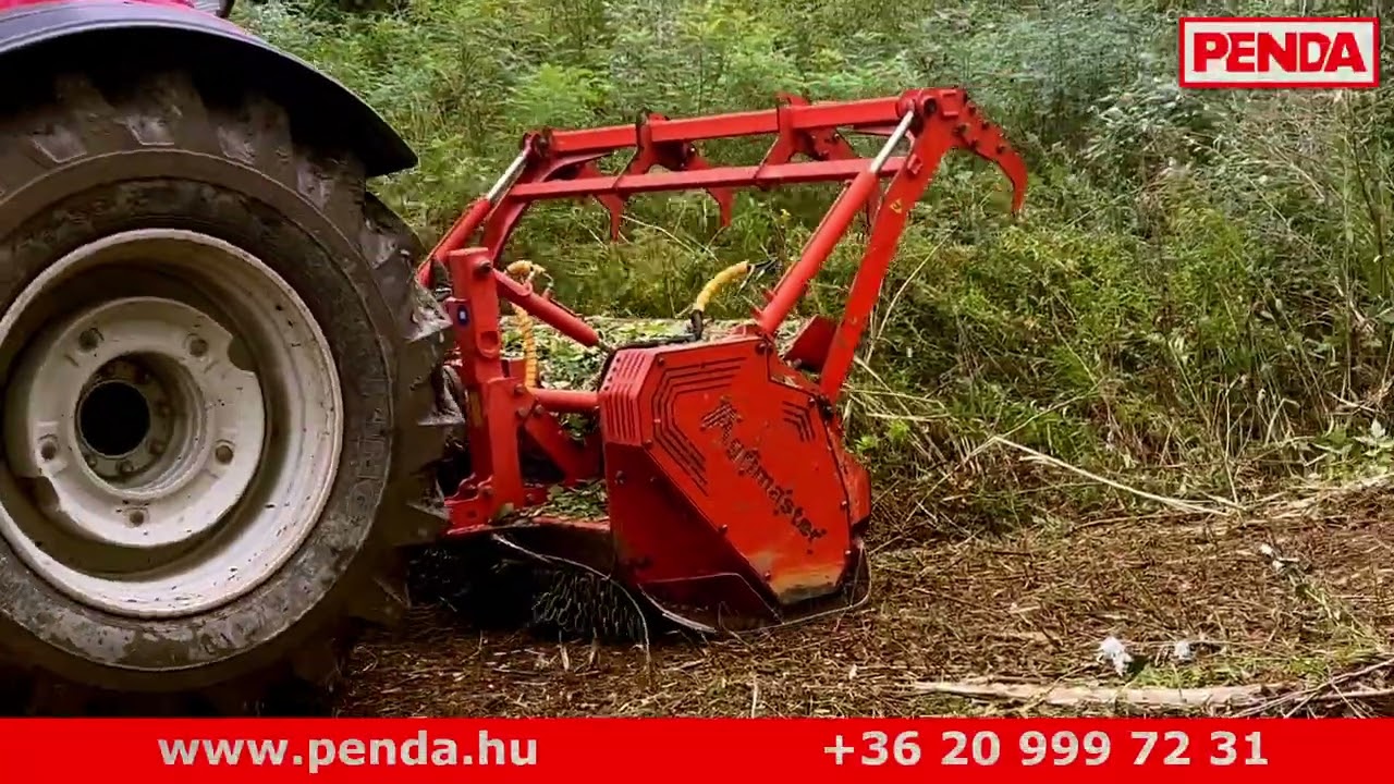 Agrimaster AF és DF erdészeti szárzúzók