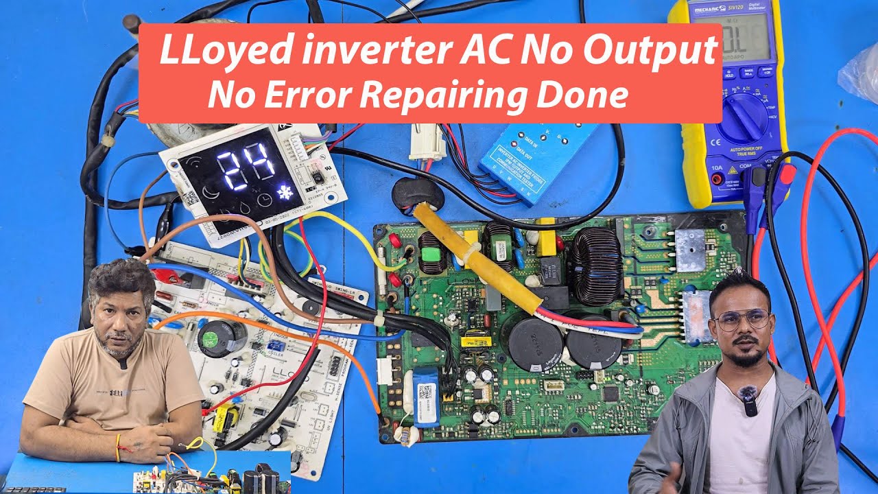 LLoyed inverter AC No Error , pcb repairing training