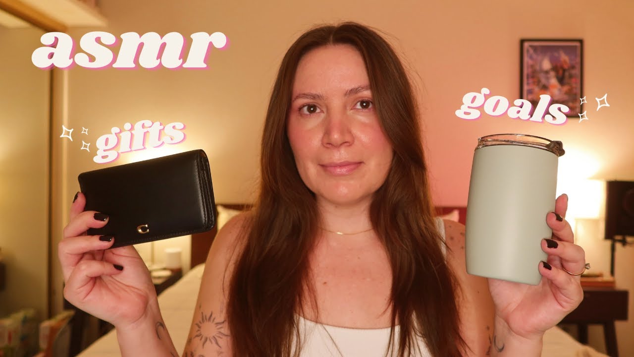 ASMR Gifts & Goals for 2024 💕 Soft-Spoken to Whisper 💕 Books, Coach, Clothes, Journal