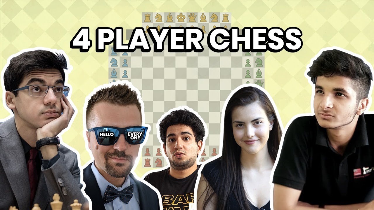 4 PLAYER CHESS ft. Alexandra Botez, Agadmator, Anish Giri and Vidit Gujrathi