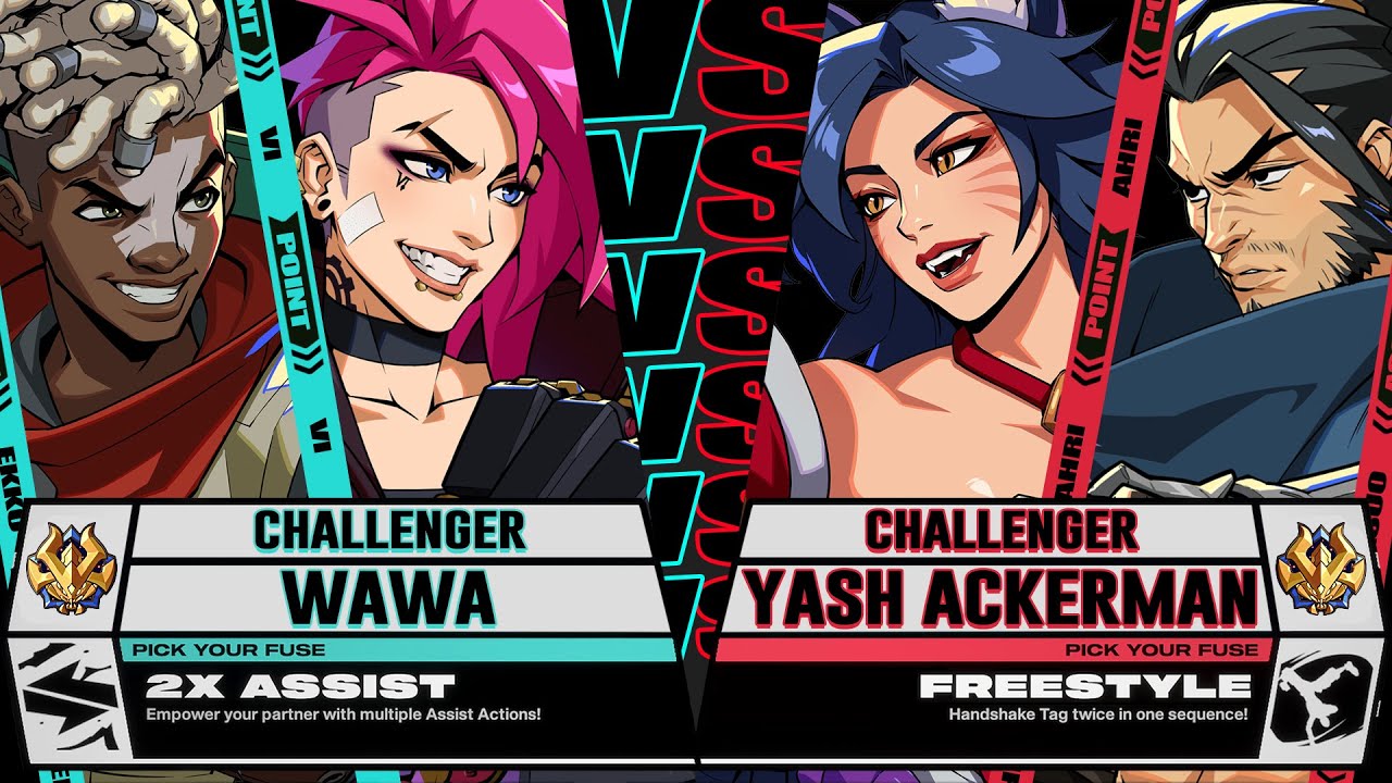 Wawa (VI / Ekko) vs YashAckerman (Ahri / Yasuo) - 2XKO