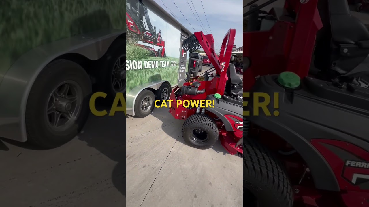 Cat powered Ferris zero turn 48HP turbo charged