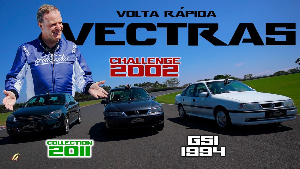 ESPECIAL VECTRA NA VOLTA RÁPIDA! Vectra A GSI x Vectra B Challenge x Vectra C Collection na pista
