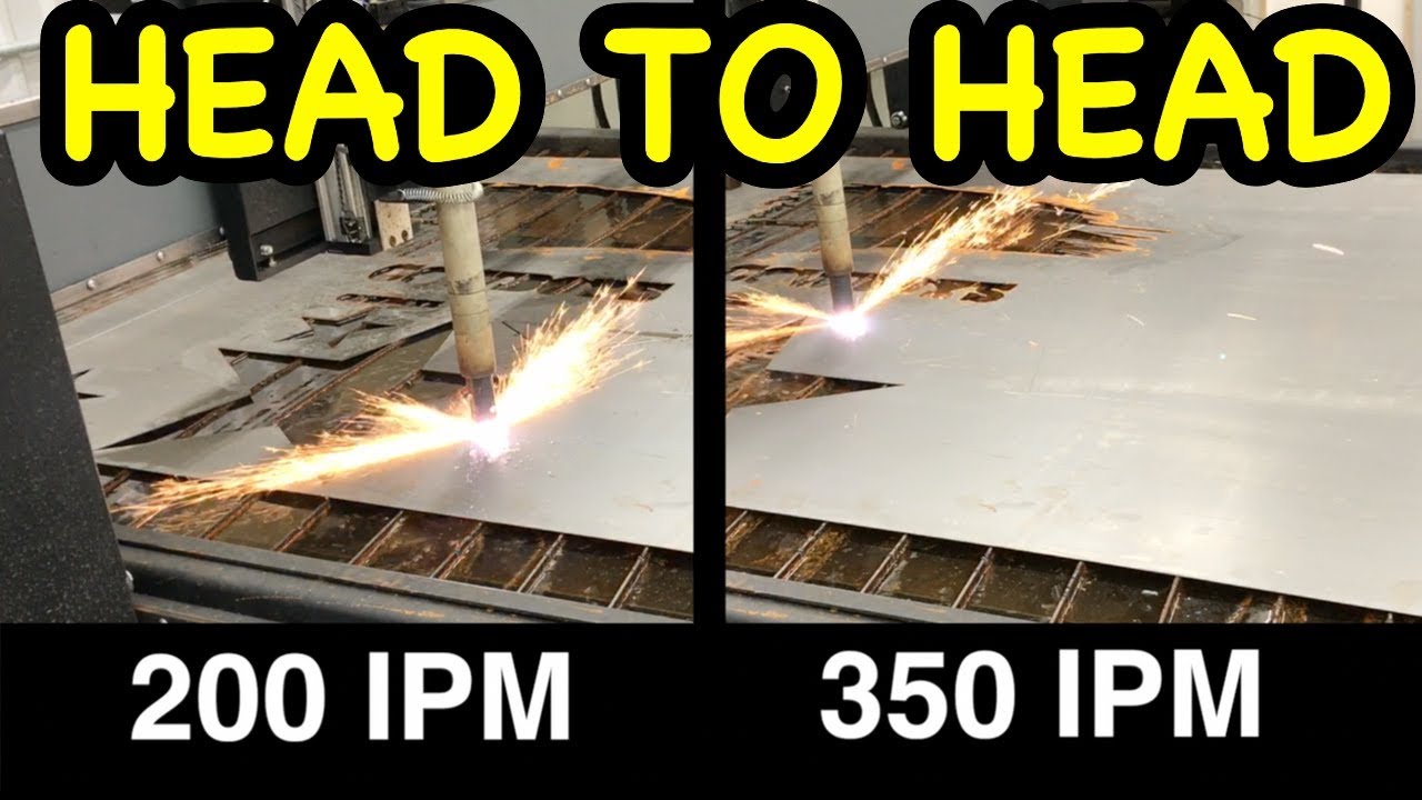 Cut Speed Comparison - Who Makes the Fastest CNC Machine In the World? Plasma Table