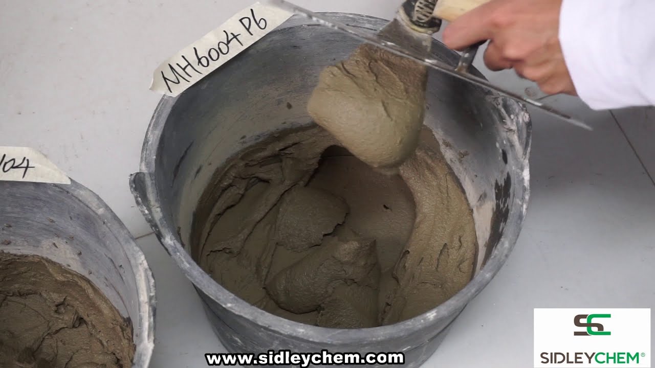 SidleyCel MR12104 VS Tylose MH 60004 p6 in tile adhesive testing(cellulose ether)
