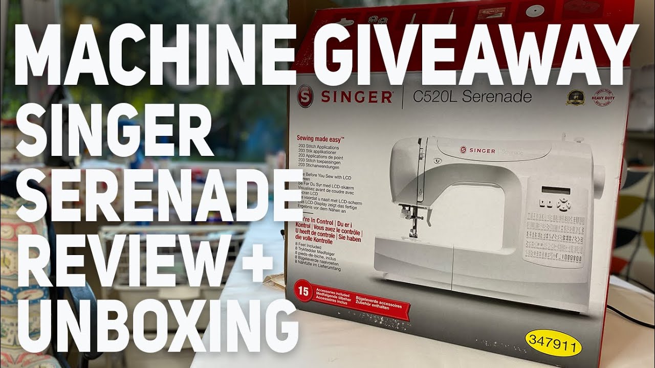 Распаковка Lidl Singer Serenade, октябрь 2020 г. #SewWithAbi #sewingmachine #abisden