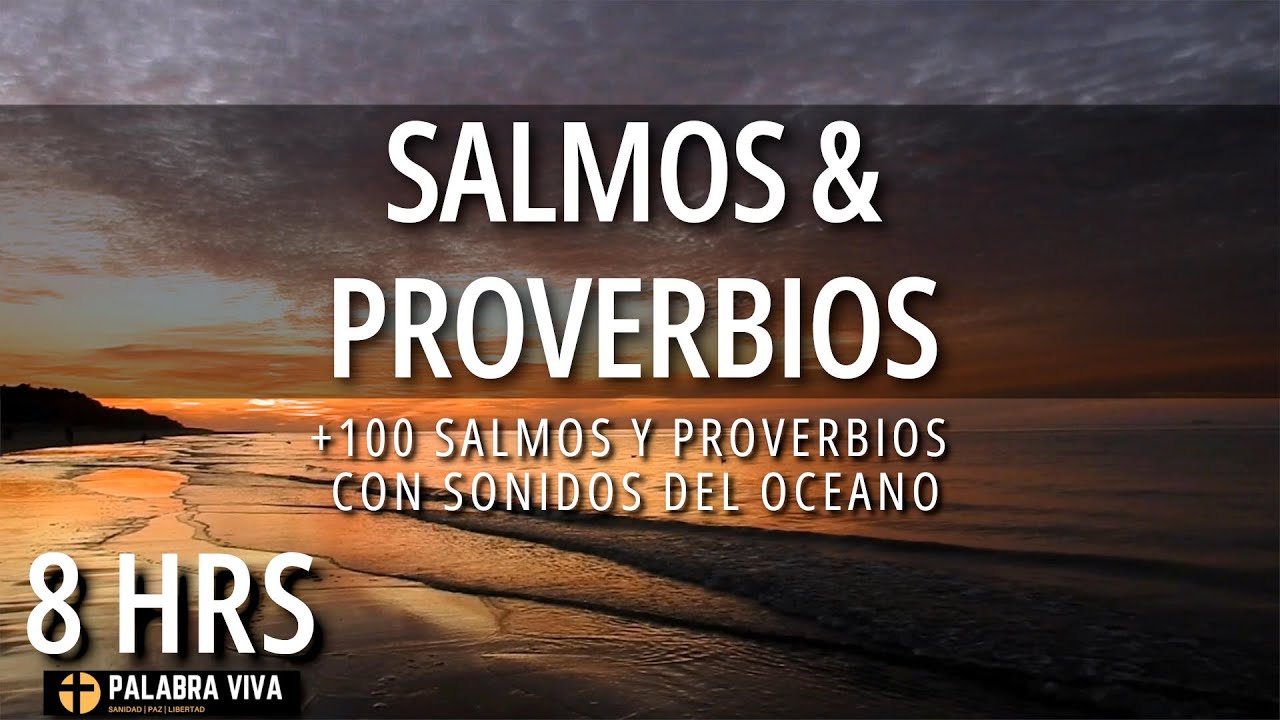 Salmos y Proverbios Para Dormir | Sonidos del Océano | 8 Hrs