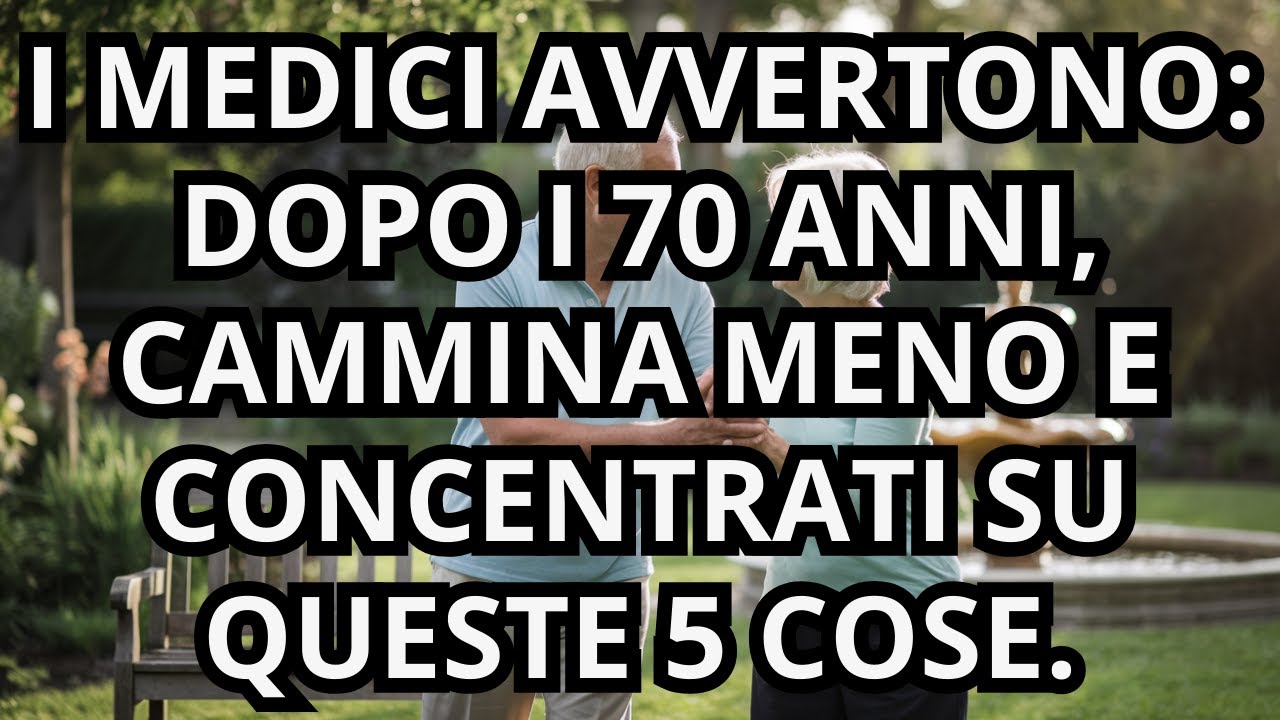 Avvertimento medico: camminare troppo dopo i 70 accelera l&rsquo;invecchiamento &ndash; fai questo invece
