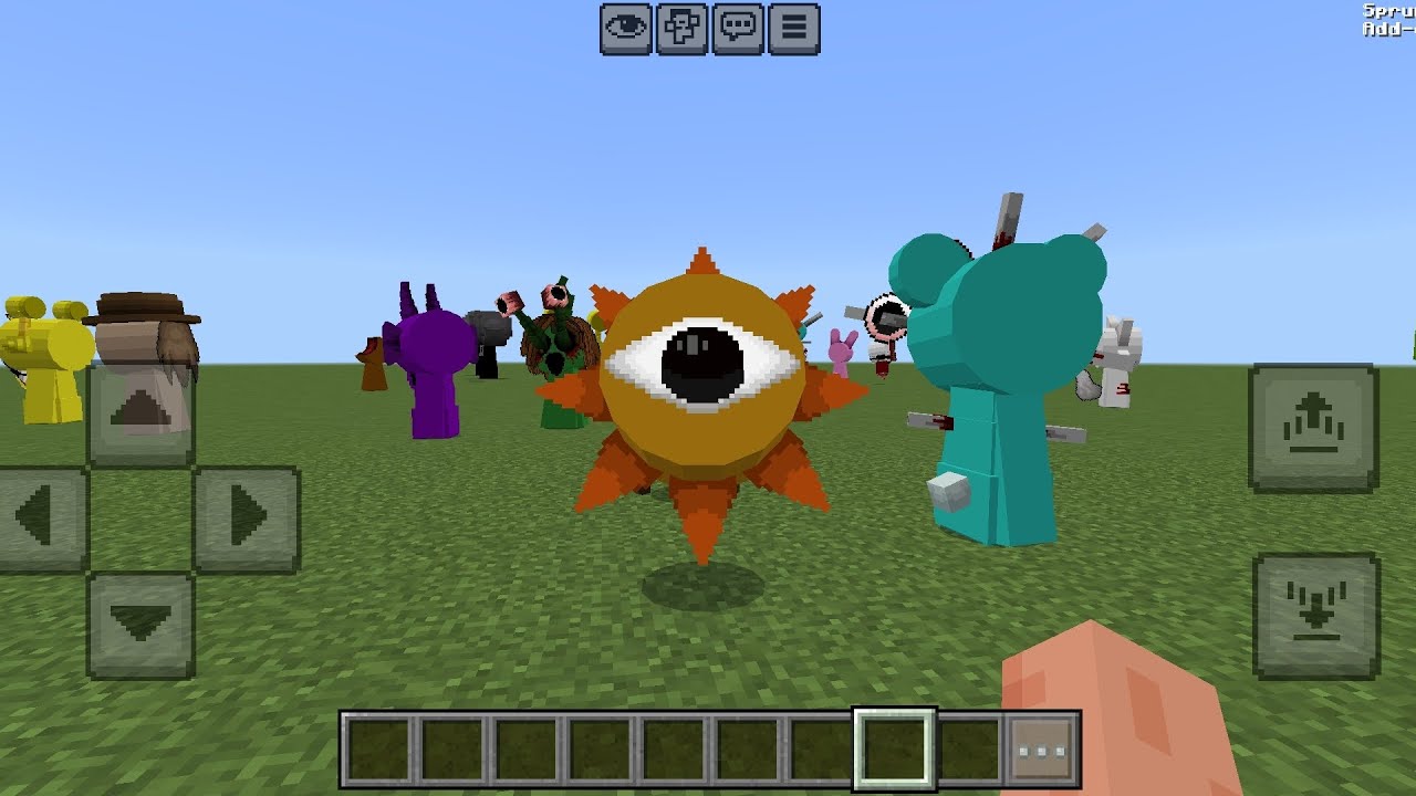 Sprunki Incredibox Mr. Sun Mod in Minecraft PE 