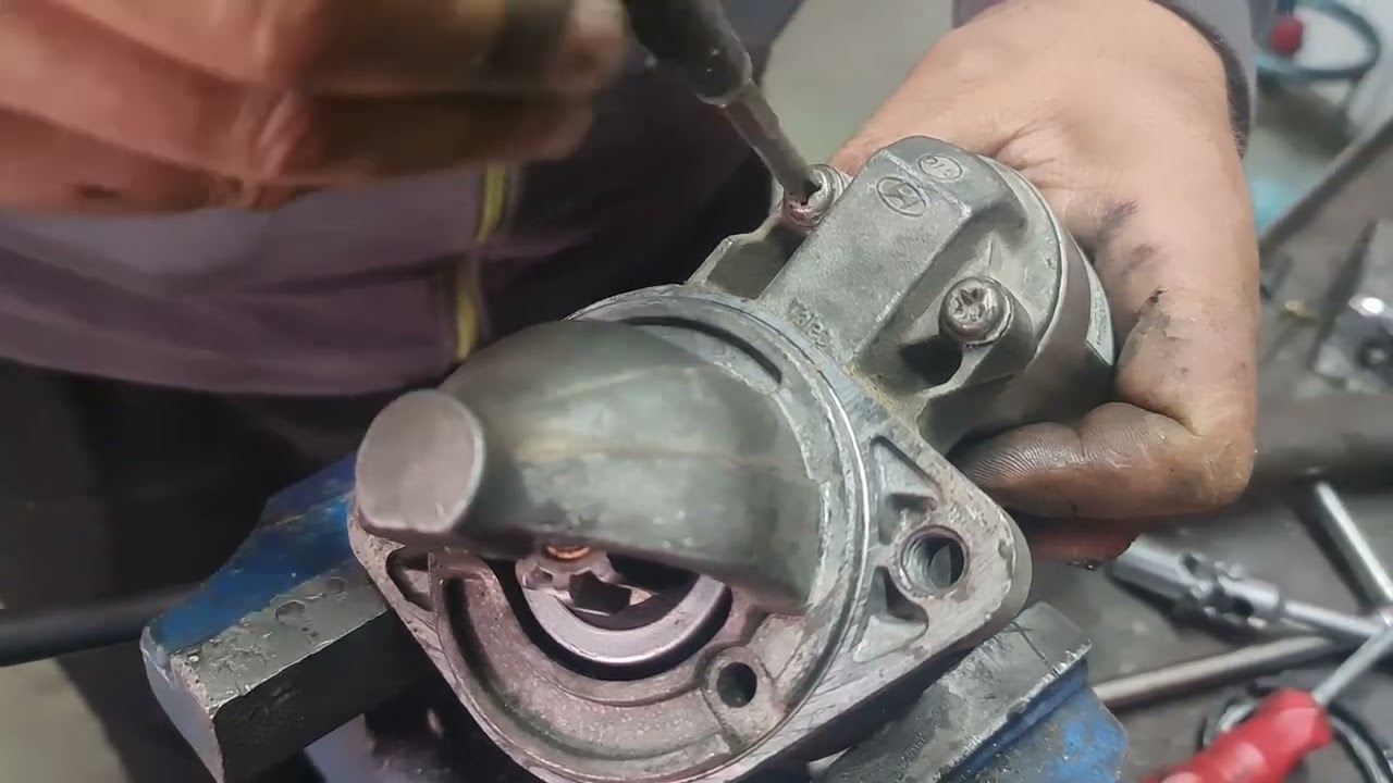 HAYUNDAİ ACCENT ADMİRE MARŞ MOTORU TAMİRİ NASIL YAPILIR. CAR STARTER PROBLEM