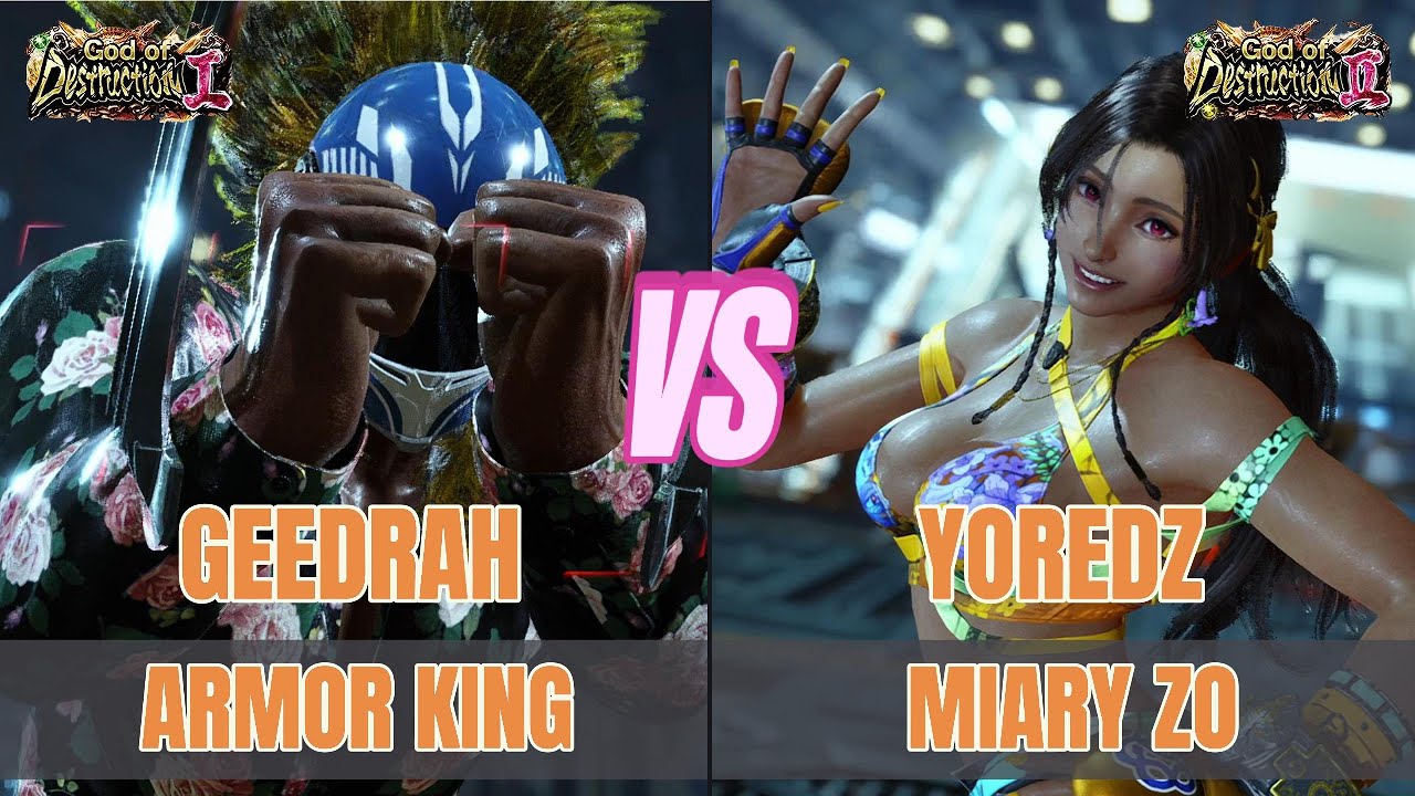 ARMOR KING (Geedrah) vs. MIARY ZO (Yoredz) Tekken 8 SE2 Ranked Matches