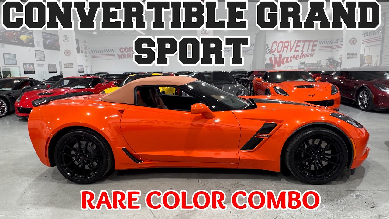 Convertible Grand Sport Corvette - LOW MILES!!