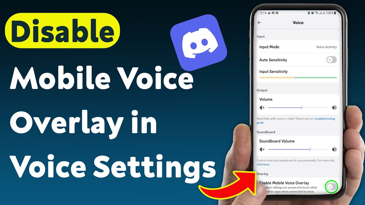 How to Disable Mobile Voice Overlay in Discord Voice Settings (Updated)