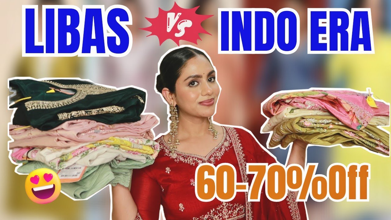 Libas vs Indo Era Haul 😍 Which One Wins?Festive Fashion Face-Off 💫#libas #amazonfinds #amazonhaul 