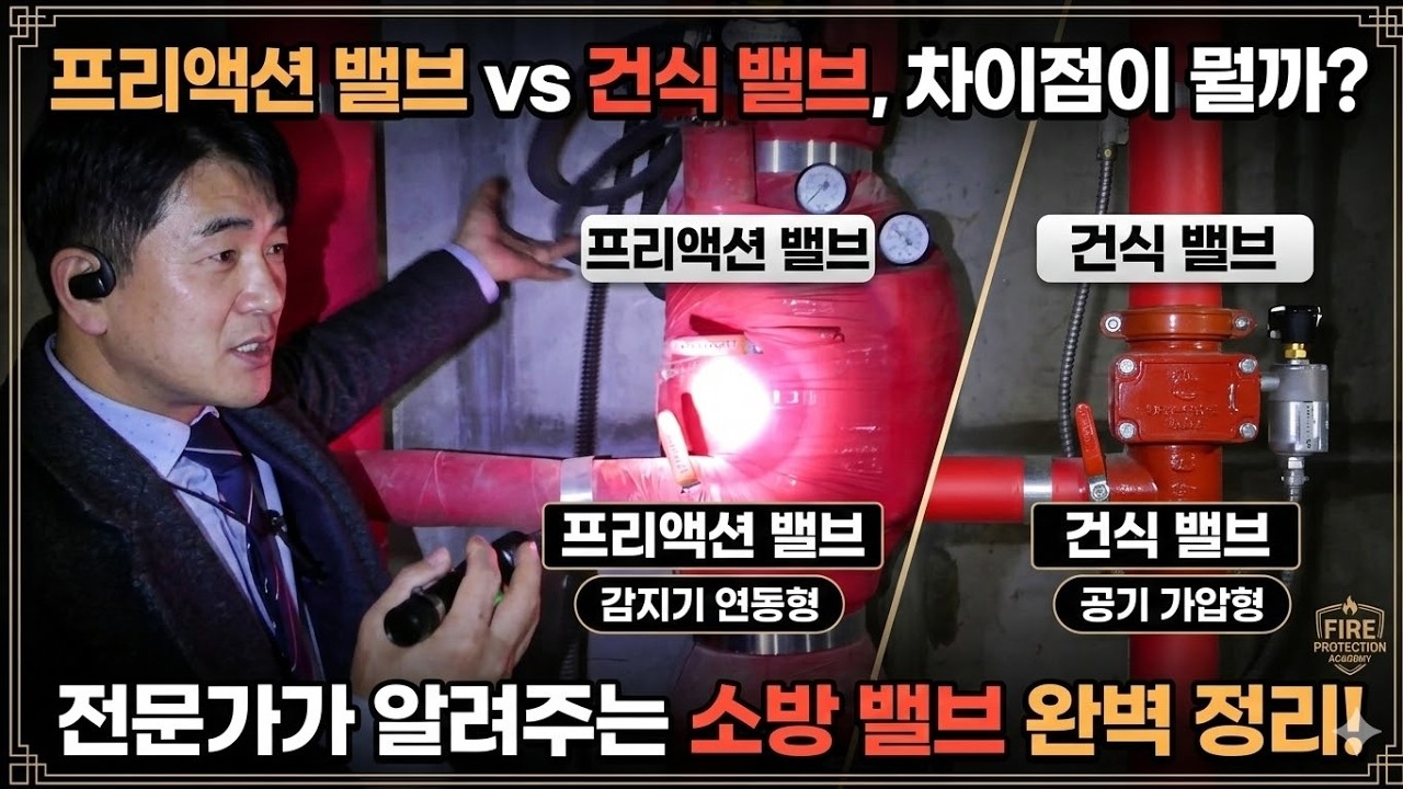 [무림고수 최사부의 현장점검 24시] - 프리액션 밸브 vs 건식 밸브, 차이점이 뭘까? 전문가가 알려주는 소방 밸브 완벽 정리! (소방실무 필독)