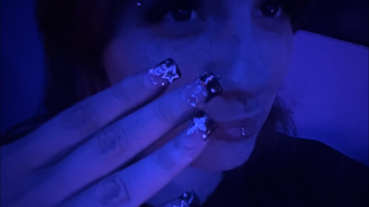 ASMR | acrylics! tapping, scratching, minimal talking 😴💤 