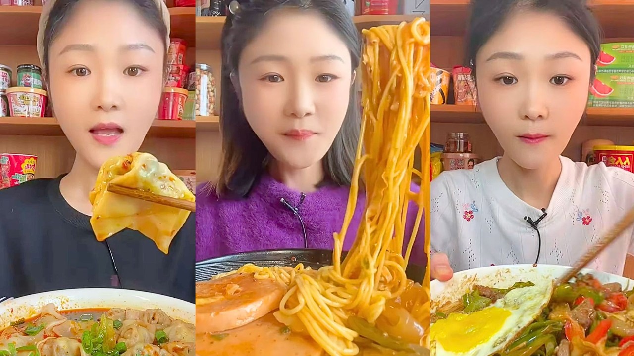 1 Hour ASMR Mukbang | Satisfying Eating Sounds for Sleep, Relaxation & Study #1156