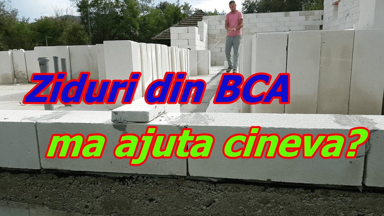 Ep 3. Am Zidit Casa Cu BCA, Singur! #casacubter | Homebuilding DIY. Building The Walls. #asmr