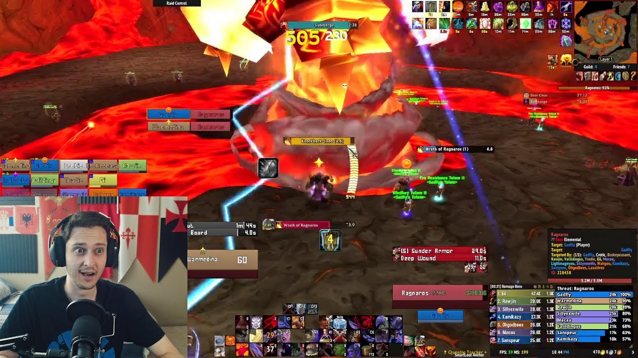 SimonizeShow's Molten Core Parse=Roll Run Showmatch !lootrules
