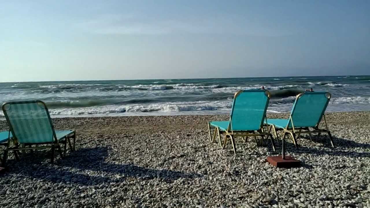 Acharavi beach (Пляж в Ахарави)