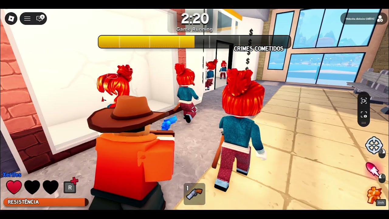 se esconda dos sherifs no roblox