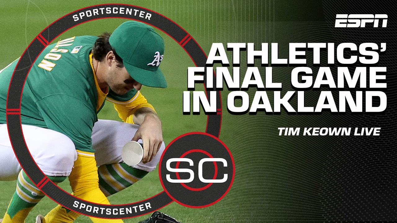 The Athletics play their final home game in Oakland ⚾️ 'Disgust and sorrow' - Keown | SportsCenter