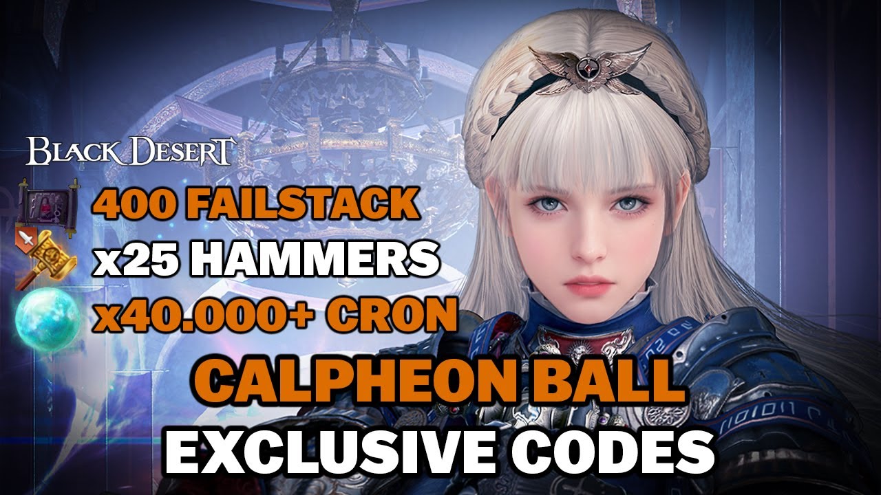 BDO | Эксклюзивные награды и коды от Calpheon Ball | Более 40000 Cron, 25 молотков, 400 Failstack...