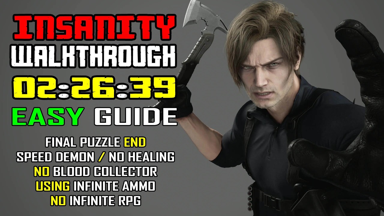 RESIDENT EVIL 9 REQUIEM - Insanity EASY Guide Walkthrough 02:26:39