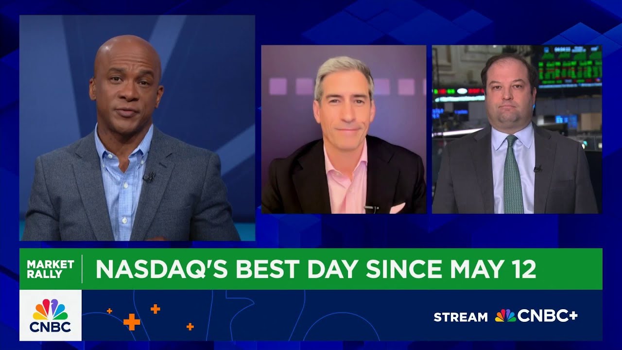 Nasdaq sees best trading day since May