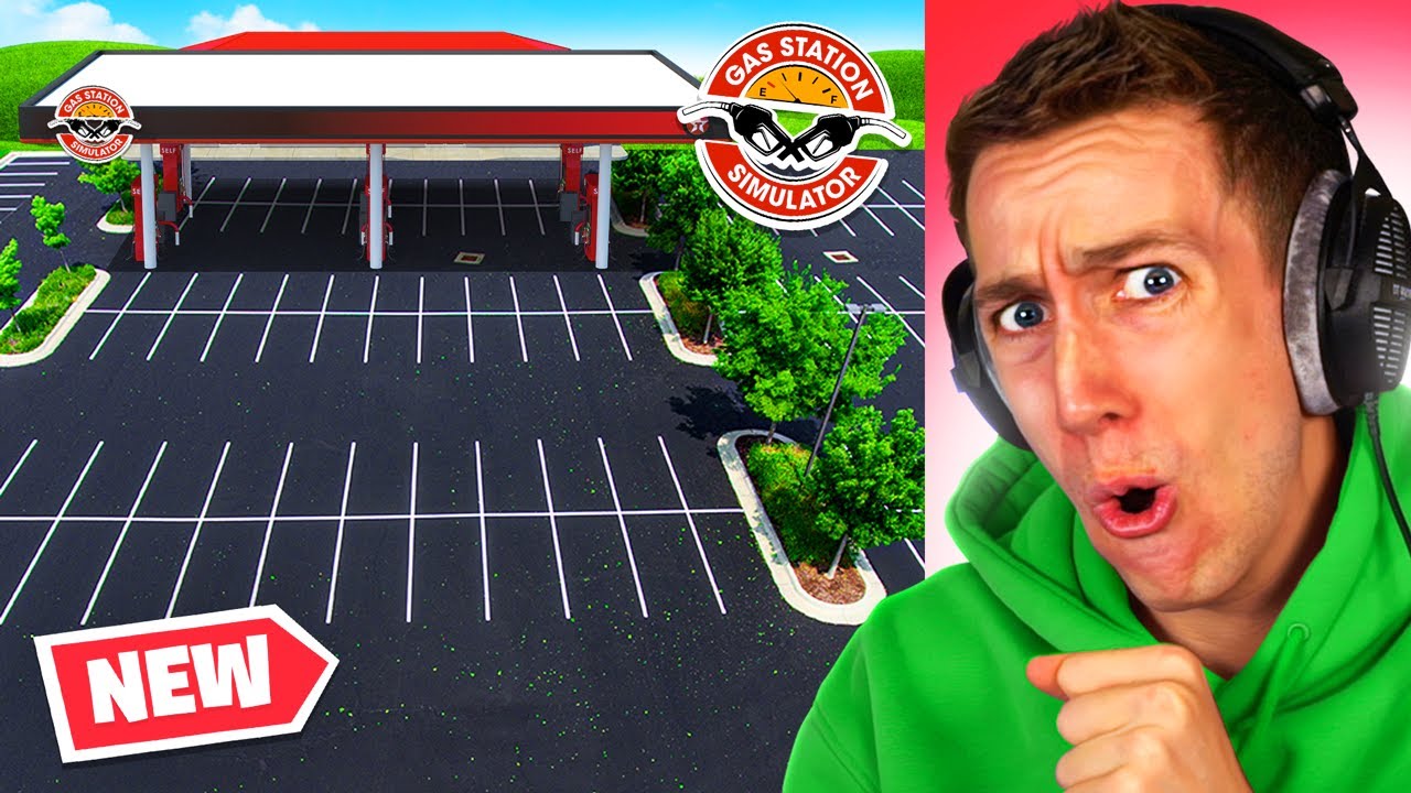 THE BIGGEST CAR PARK POSSIBLE! (Gas Station Simulator)
