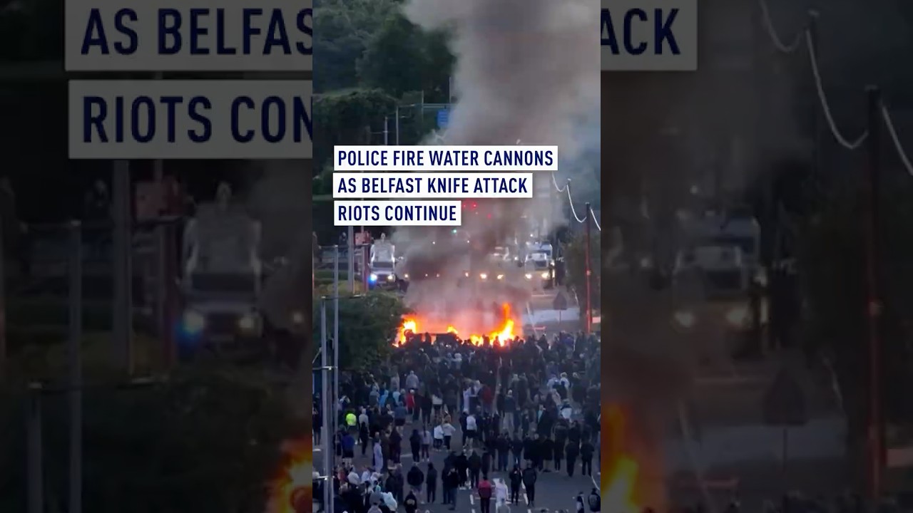 Riots over Belfast knife attack continue