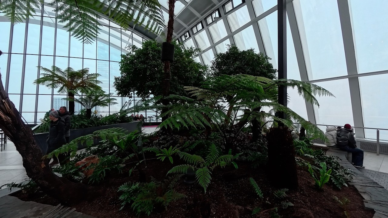 [4k] Sky Garden London | Расслабляющая прогулка с музыкой и видом на город