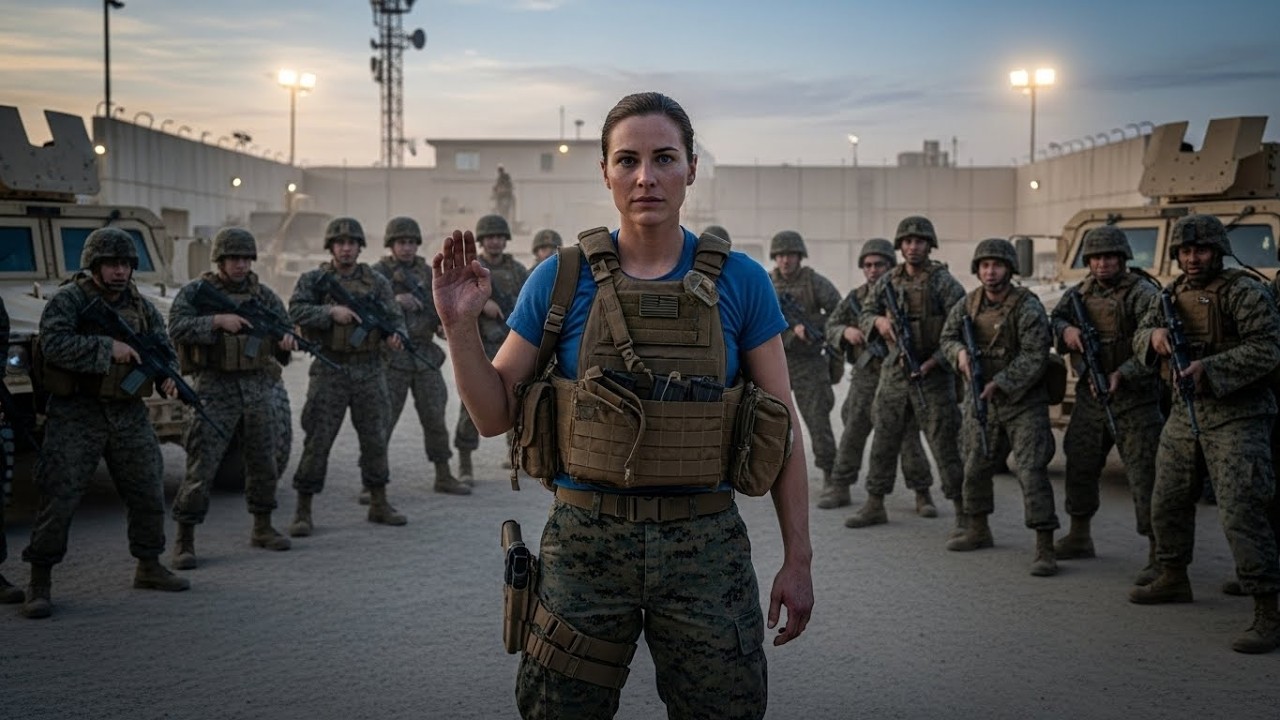 She Gave One Warning as 25 Marines Surrounded Her — Seconds Later, Everyone Went Silent