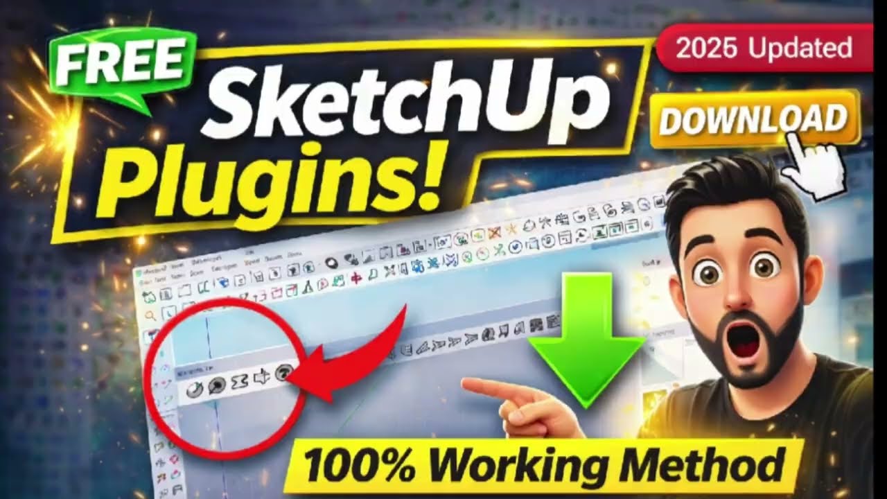 How to Download FREE SketchUp Plugins (100% Working Method 2026)