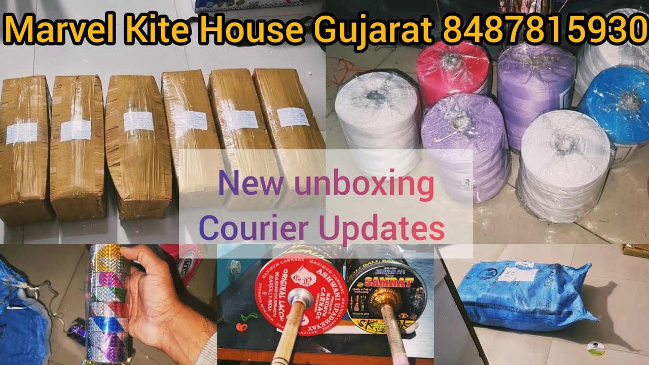 New Unboxing #bestkiteshop #kite #kitefestival #gujarat #kiteflying #manjha #bestmanjha #uttrayan 