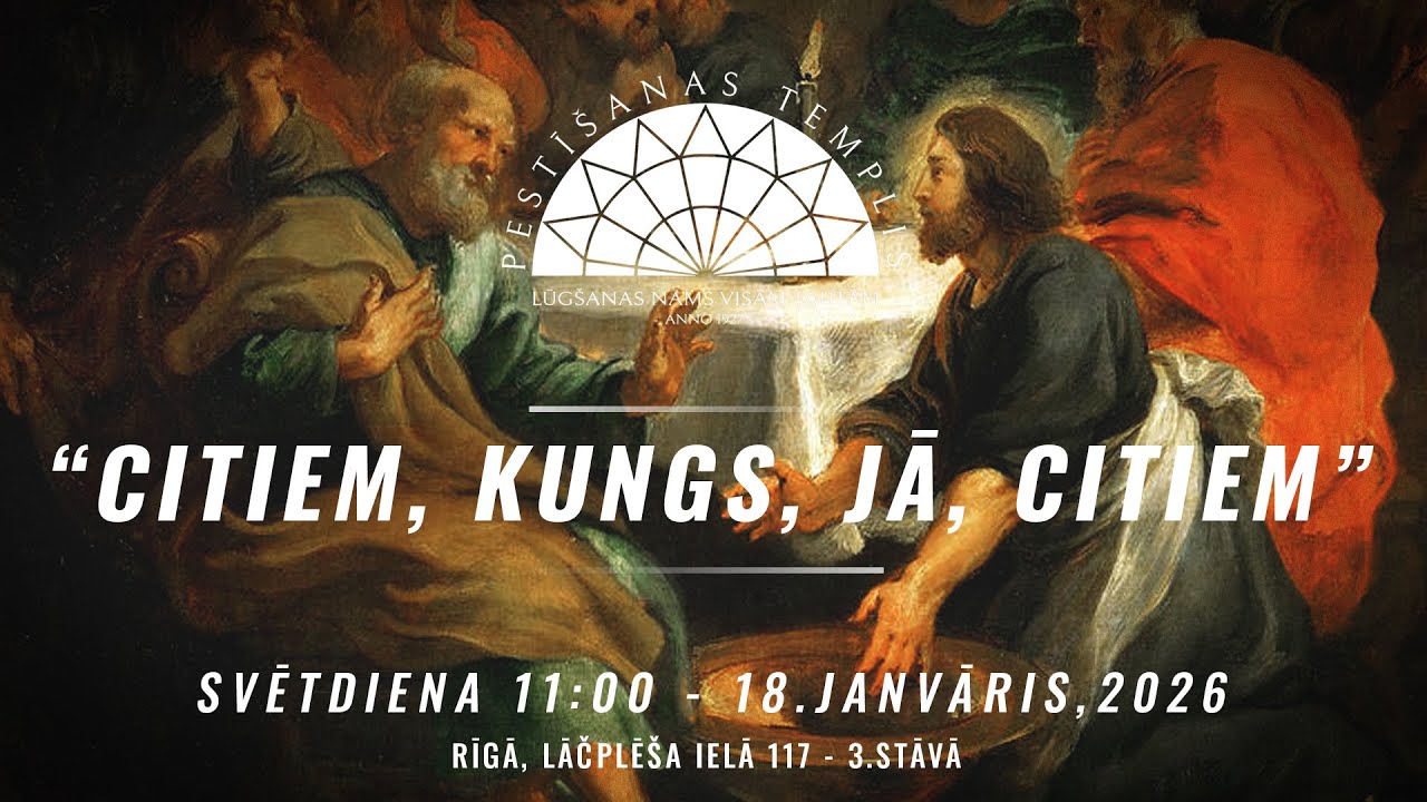PTD | Dievkalpojuma Tiešraide - 18.01.2026 | Risto Kyrö