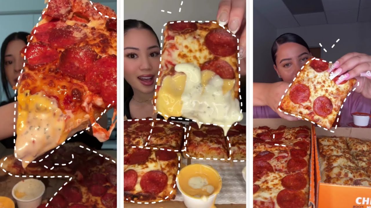 🔥TIKTOK Mukbang Compilation | Pizza Party 🍕 😋| YumNest 