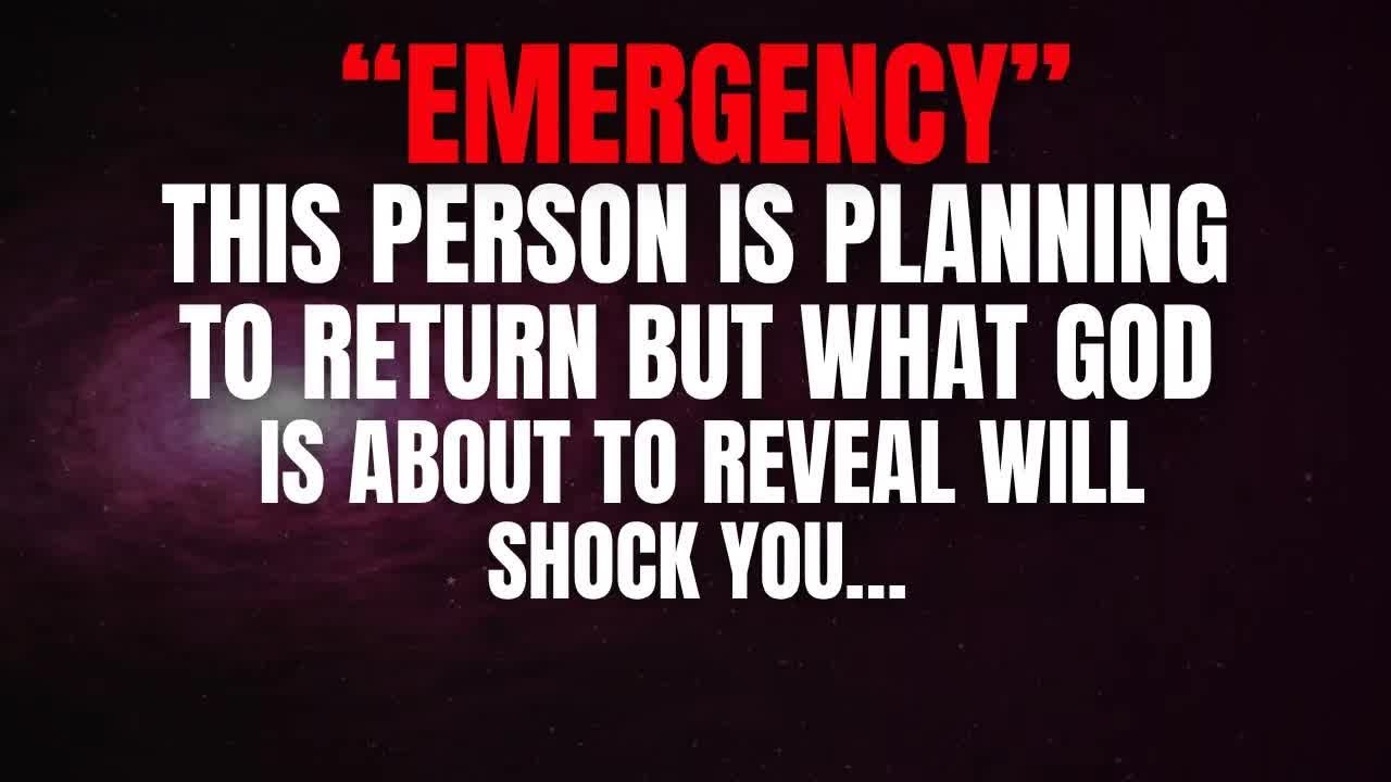 God says   This person is planning to Come Back but what God is about to do ｜ God’s message toda